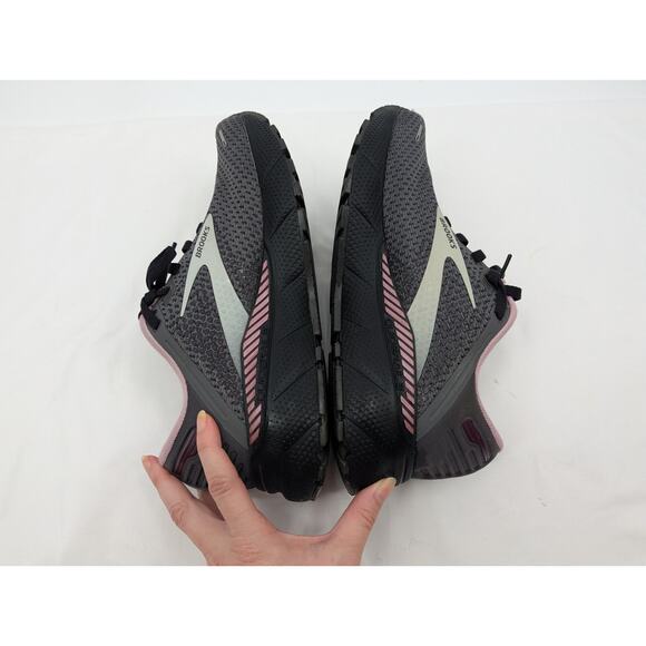 Brooks Adrenaline GTS 22 Running Women's 10 Black Pearl Athletic Athleisure ** - Picture 7 of 9